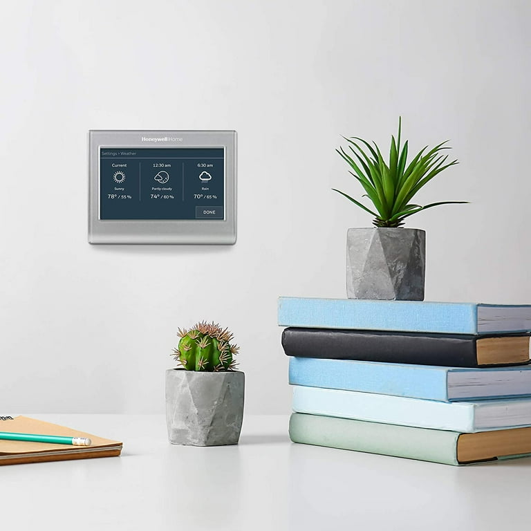 Honeywell Home RTH9585WF Wi-Fi Smart Color Thermostat, 7 Day Programmable,  Touch Screen, Energy Star, Alexa Ready, C-Wire Required, Not Compatible  with Line Volt Heating - Walmart.com