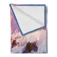 thumbnail image 2 of Fantasy Soft Flannel Fleece Throw Blanket, Landscape with Showing Bare Tree in Idyllic Winter Valley with Snow Print, Cozy Plush for Indoor and Outdoor Use, 70" x 90", Multicolor, by Ambesonne, 2 of 5