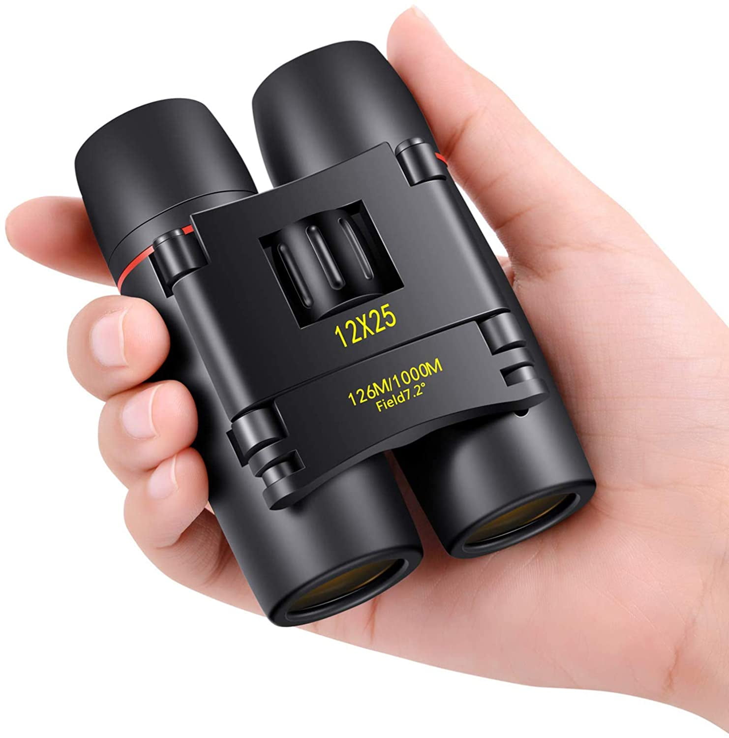 Prismáticos Mini 12x42 - Compactos Y Potentes Para Conciertos, Deportes Y Observación