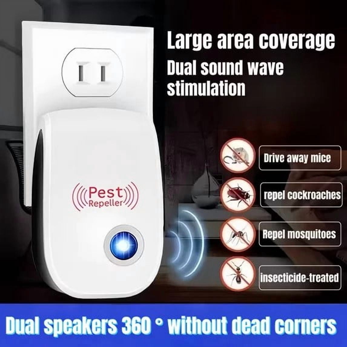 10 Packs Ultrasonic Pest Repeller Plug in New 2026 Pest Repellent, Power Saving, Home Indoor and Outdoor Use, Pest Reject Rat Repellent, Mice Repellent, Mosquitos, Roachs, Spiders, Bed Bugs, Fleas
