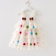 thumbnail image 5 of Kiijoy Girls Christmas Party Dresses Sleeveless Tulle Princess Dress, White, Size 12M-6Y, 5 of 5