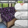 thumbnail image 6 of XYZCANDO Easter Egg RV Dinette Cushion Covers Sofa Slip Covers for 2 Seat Cushion Couch RV Accessories Couch Cover 2 Cushion Sofa Comfort Bench Cushion Slip Covers for Loveseat RV Furniture Black, 6 of 7