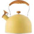 thumbnail image 1 of Tetera 2.5L Cipaher Tea Kettle for Stove Top and Induction Stove Amarillo Tetera de Acero Inoxidable para Estufa, 1 of 5
