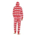 thumbnail image 5 of GYRATEDREAM Christmas Family Matching Parent-child Hoodie Pajamas Reindeer Romper One Piece Jumpsuit Pjs for Adult Kids Baby, 5 of 10