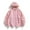 Pink, variant on Blczomt Jacket for Men Big and Tall Pink Windbreaker Zip Up Jacket Plain Hooded Lightweight Mens Coats Winter M