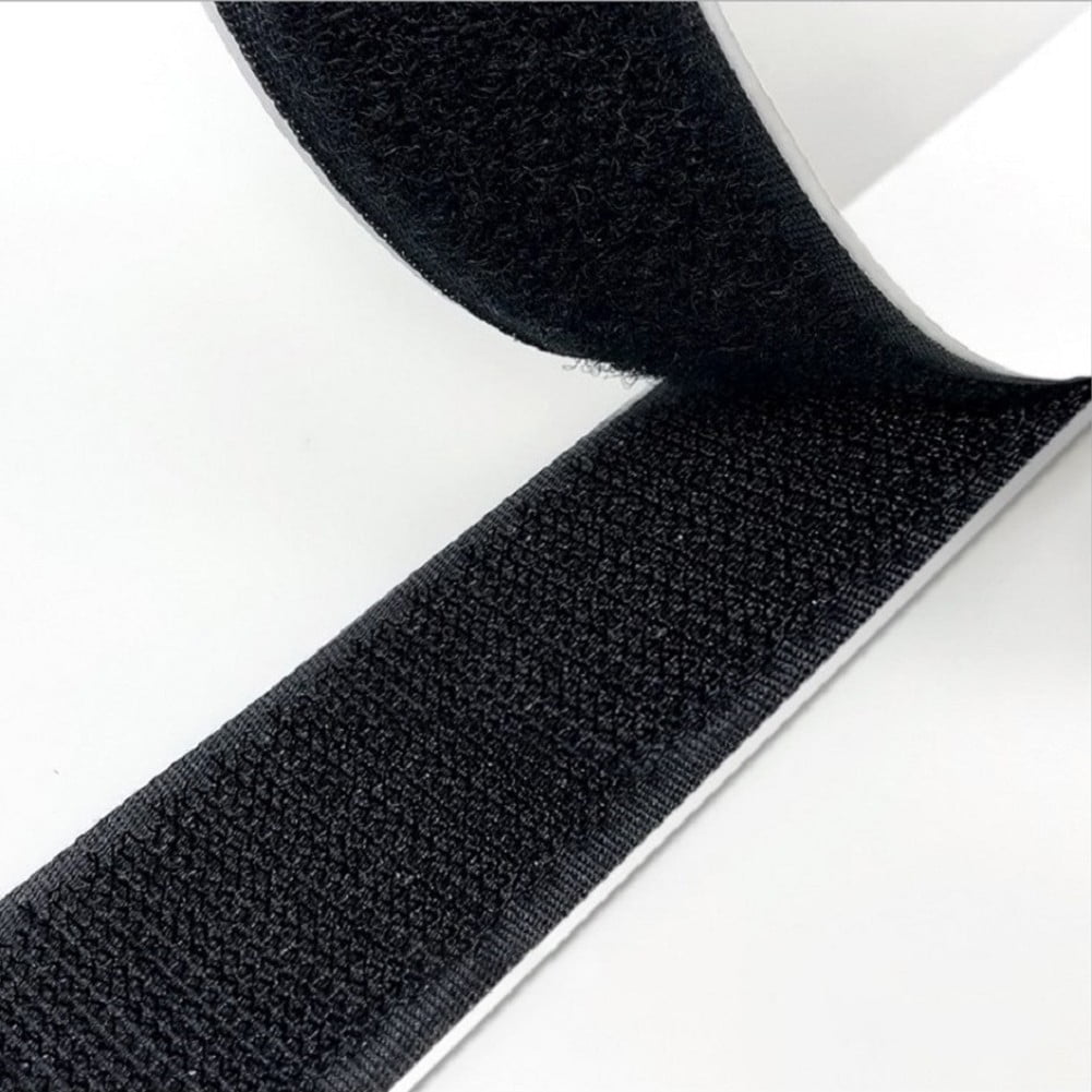 3FT Nylon Roll Sided Black Adhesive Strong Self-Adhesive Hook and Loop Tape Roll Sticky Back Strip Velcro Tape - Walmart.com