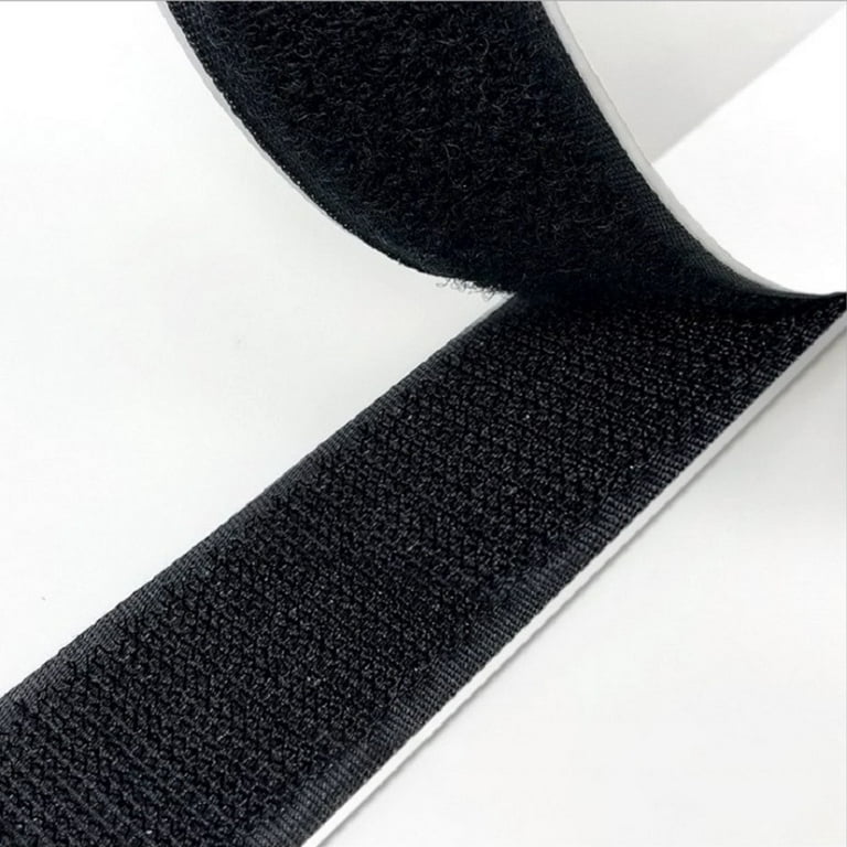Box Velcro Tape (190911) Individual Strips, Loop, 3/4 x 75', Black (1 per CASE) for Home & Office
