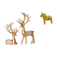 thumbnail image 1 of Escultura De Reno Europeo, Adorno De Caballo Dala Sueco, Figura Coleccionable De Animal Para Estantería, Entrada, Armario, Decoración Del Hogar, Manualidades Para Amantes De La Artesanía., 1 of 8