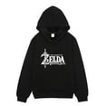 thumbnail image 2 of The Legend of Zelda Autumn Winter Youth Student Warm Round Neck Pullover Sweatshirt Fleece Lined Hooded Sweatshirt, 2 of 8