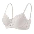 thumbnail image 2 of Jelly Bras Wireless Push Up Seamless T-Shirt Bras for Women No Underwire Supportive Full Coverage Bralettes, 2 of 5
