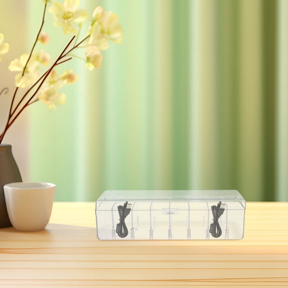 HOMEMAXS Trading Card Storage Box Clear Plastic Card With Removable Dividers Playing Card Case Holder Organizer For Football Baseball Sports Cards