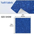 thumbnail image 5 of Dreamtimes Set of 1 Blue Glitter Texture Satin Napkin Square 20 Inches Table Napkins Soft Smooth Decorative Napkins for Wedding Banquet Party Decoration, 5 of 6
