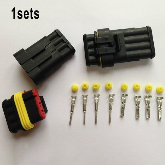 Waterproof Wire Connector Plug1P 2P 3P 4P 5P 6Pin Way Superseal Car Boat Motorcycle Clip Kit Power Tools Electrical Accessories