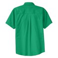 thumbnail image 6 of Mens Short Sleeve Easy Care Cotton/Polyester Shirt Court Green 2X-Large, 6 of 6