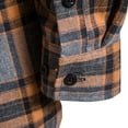 thumbnail image 6 of PBNBP Mens Shirts Casual Plaid Print Long Sleeve Button Down Shirts Vintage Street Style Shirts Loose Fit Shirts with Pocket, 6 of 7