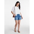 thumbnail image 4 of Time and Tru Woman's Crew Cardigan with Short Sleeves, Sizes XS-XXXL, 4 of 7