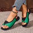thumbnail image 5 of Viluyesy Slippers for Women Non-Slip High Heel Open Toe Womens Graceful Footwear Green Size 36, 5 of 10