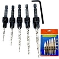 thumbnail image 1 of Juego de brocas avellanadas FTG USA, 5 unidades, para carpintería, 1 of 6
