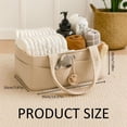 thumbnail image 3 of Baby Diaper Caddy Organizer, Baby Basket Shower Gift, Portable Changing Table Basket, Postpartum Caddy & Tote Bag Pouch, Newborn Nursery Essentials Registry, Car Diaper Organizer, Khaki, 3 of 9