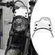 thumbnail image 3 of Parabrisas de motocicleta, piezas de protección, suministros, decoración, protector de extensión ABS, apto para , accesorios de moldeo Plata Macarena Parabrisas de motocicleta, 3 of 8