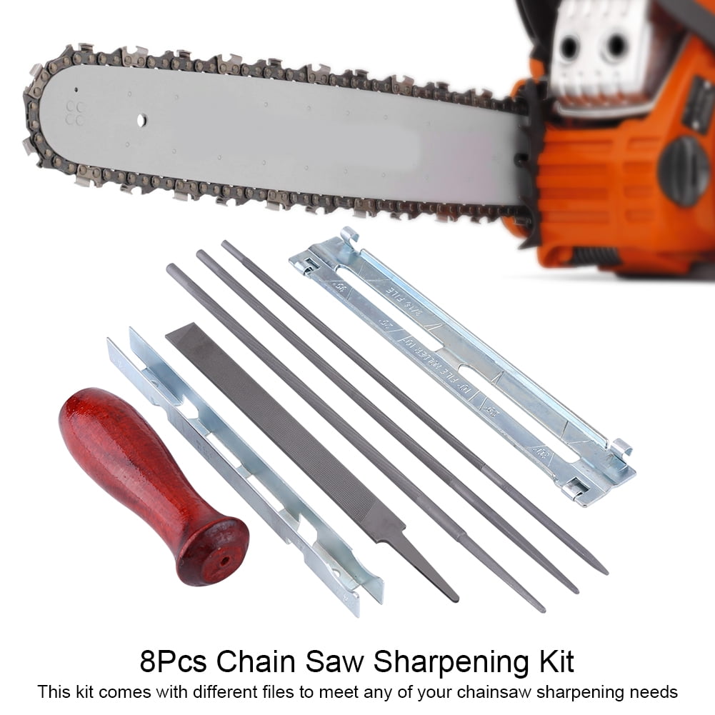 Garosa Chainsaw Sharpening Kits,8Pcs Chain Saw Sharpening Kit Chainsaw