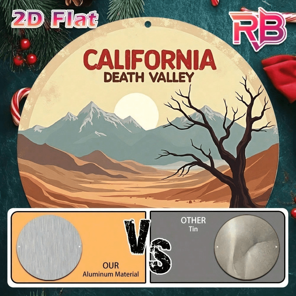 Round Metal Sign
