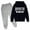 00-Light Gray590, variant on Tiijoy Boys Sweatsuits Letter Graphic Hoodie Sweatpants Sports Outfits, Black, Sizes 3-14