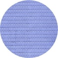 thumbnail image 1 of Ahgly Company Indoor Round Patterned Light Slate Blue Area Rugs, 4' Round, 1 of 6