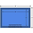 thumbnail image 3 of 12' x 24' Rectangle Loop-Loc II Super Mesh In-Ground Pool Safety Cover (Blue), 3 of 5