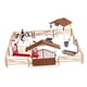 thumbnail image 4 of Juego de establo de caballos, juguetes de simulación, granero, juego de juguetes ecuestres para bebés niños Hombres Jinete, 4 of 9