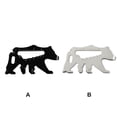 thumbnail image 4 of Riwesomey Tarjeta multifuncional práctica forma de Animal oso herramienta abridor llave inglesa medición accesorios de escalada al aire libre Artesanía Blanco Riwesomey TO011496-02, 4 of 6