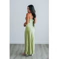 thumbnail image 4 of Yannah Satin Dress - Lime, 4 of 6