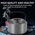 thumbnail image 3 of LEEYNEER Camping Kettle 2.0L Open Campfire Coffee Tea Pot for Boiling Water, 3 of 8