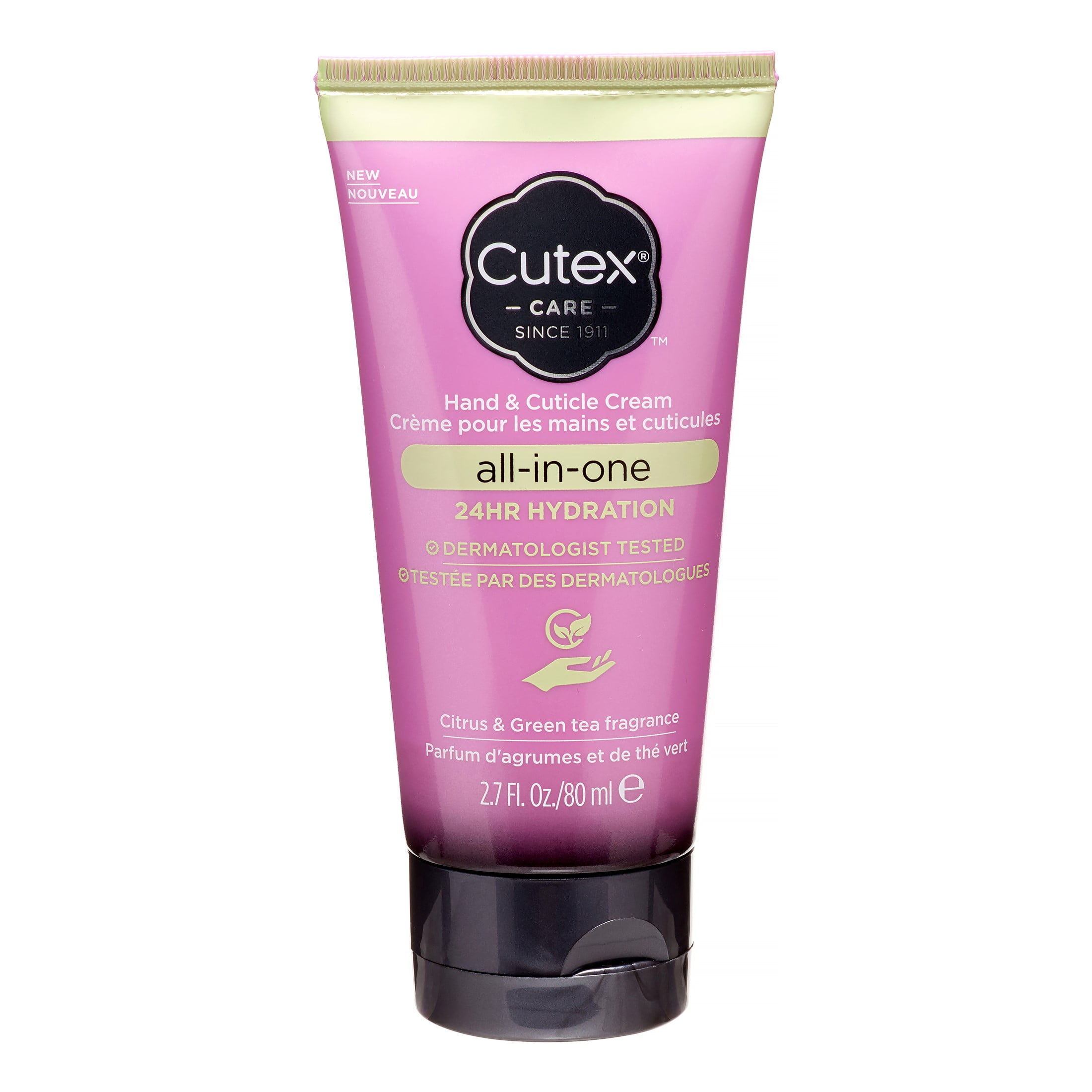 Cutex AllInOne 24 Hour Hydration Hand and Cuticle Cream, Citrus
