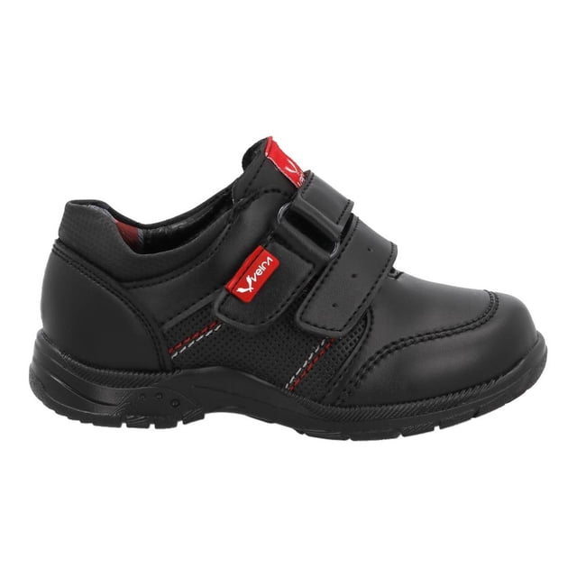 Mocasin Niño Velra Escolar Ajustable Confort negro 15.5