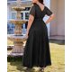 thumbnail image 4 of Vestido formal Talisea, vestido de gala largo, talla grande, negro, 2025, 4 of 6