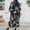 Black#2, variant on Women’s Kaftan Beach Cover Up Dress V Neck Batwing Sleeve Lightweight Plus Size Maxi