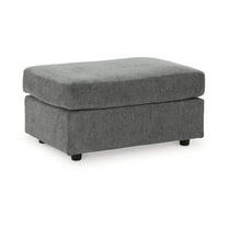 Signature Design by Ashley Contemporary Stairatt Ottoman, Gravel