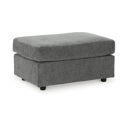 Signature Design by Ashley Contemporary Stairatt Ottoman, Gravel