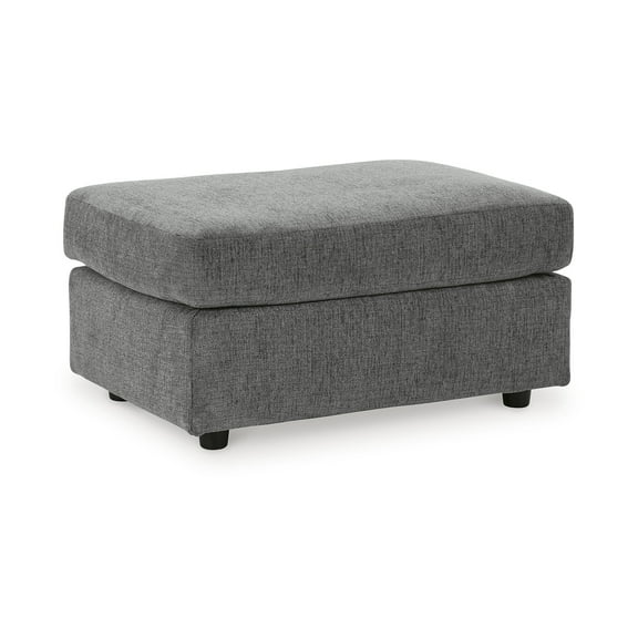 Signature Design by Ashley Contemporary Stairatt Ottoman, Gravel