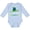 AE-Light Blue, variant on Port St. Lucie, Florida Happy Sea Turtle Boys or Girls Long Sleeve Baby Bodysuit