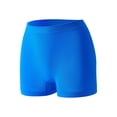 thumbnail image 7 of RYRJJ Yoga Shorts for Women Tummy Control High Waisted Biker Shorts Exercise Workout Butt Lifting Tights Seamless Short Pants(Blue,S), 7 of 7