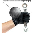 thumbnail image 2 of Lion Grip Nitrile Gloves - Black Tread Texture - 7mil - 1 Box (100 Gloves), 2 of 3