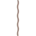 thumbnail image 3 of Ekena Millwork 47"H x 3/8"T Brazos Adjustable Wood Decorative Slat Wall Panel Kit, Walnut (contains 22 Slats), 3 of 16