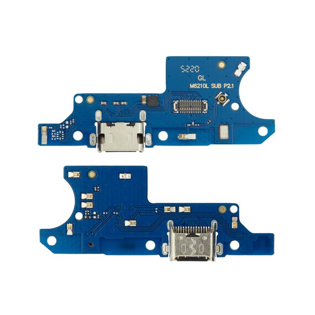Esource Parts Motorola Moto E7 Power Charging Port Board Aftermarket Plus Compatible XT2097-6