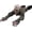 A, variant on Electric Halloween Crawling Zombie Ghost, Scary Halloween Decor Outdoor Indoor,Crawling,Swaying,Making Terrifying Noises,Creeping Prop for Theme Park,Haunted House Props Horror Layout Party Decor,A