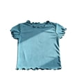 thumbnail image 3 of Bigetiay Summer Girl Cute Short Sleeve Ice Silk Tops Tees Shirts Warm Weather, Size 1-2 Years, 3 of 7