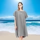 thumbnail image 4 of Poncho de surf con capucha, toalla cambiadora para deportes al aire libre, natación y playa Gris medio, 4 of 9