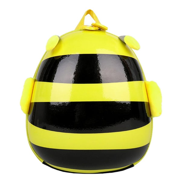 1pc Niños Mochila Portátil Hombro Bolsa Niños Bebo en forma de abeja (Amarillo)