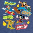 thumbnail image 3 of Disney - Standard Sports - Donald, Goofy, Pluto, Mickey S8KR Crew - Toddler & Youth Girls Short Sleeve Graphic T-Shirt, 3 of 5